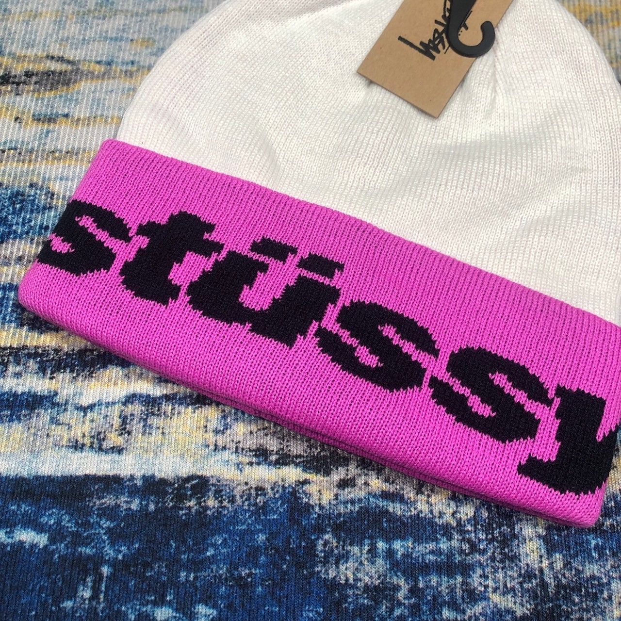 Stussy Stussy Helvetia Jacquard Beanie Size ONE SIZE - 3 Thumbnail