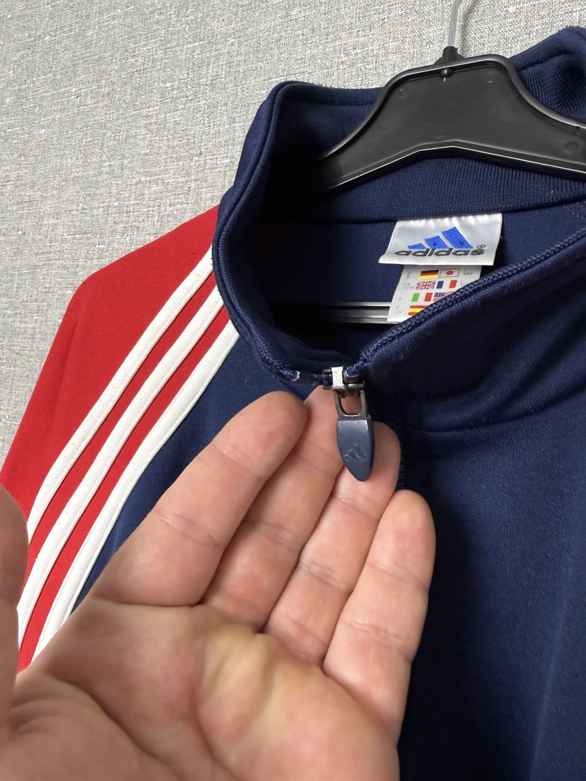 Adidas Vintage Bayern Munich Football Track Top Jacket Quarter Zip Size US L / EU 52-54 / 3 - 5 Thumbnail