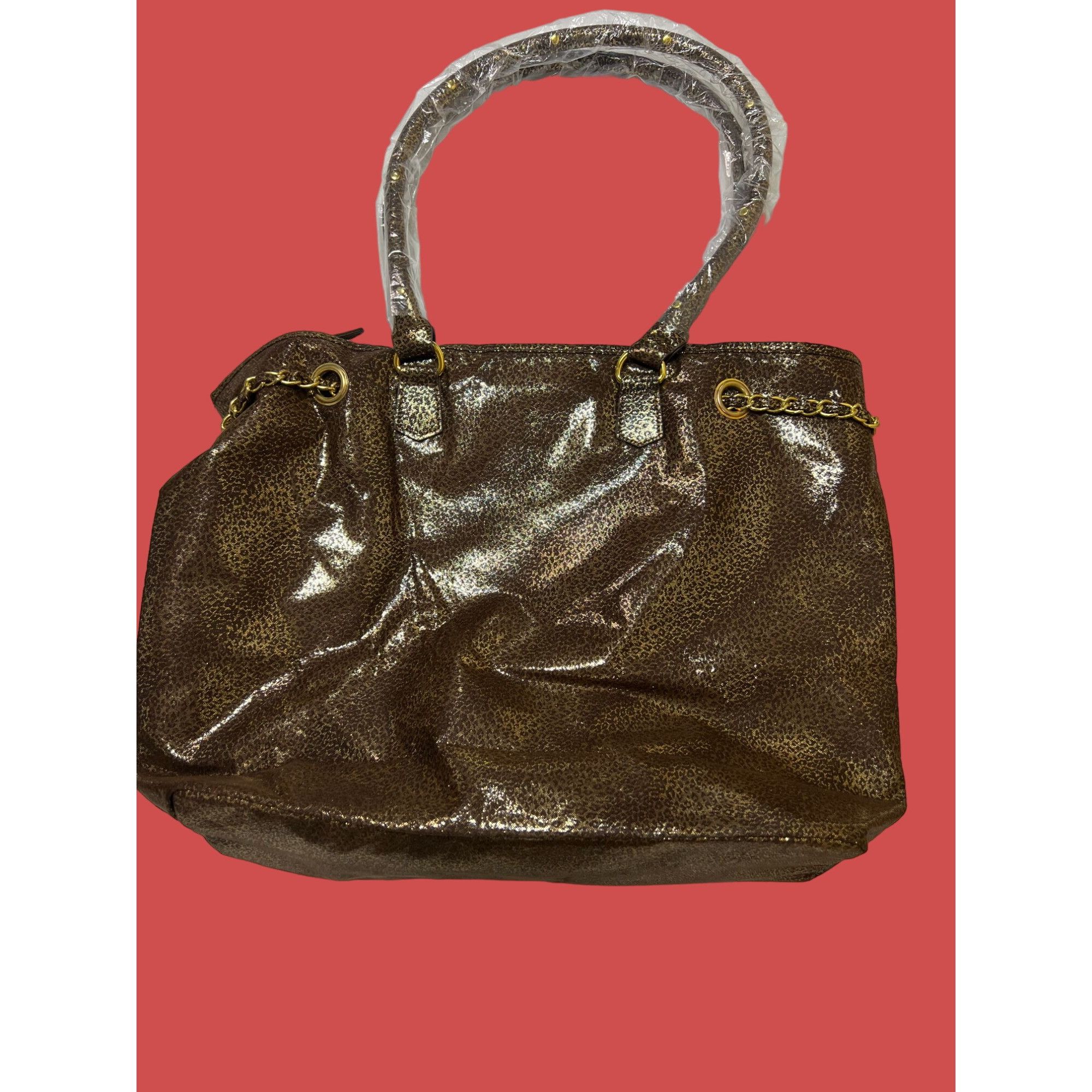 Other Mary Kay - Large Women's Gold Lame Shoulder / Handbag w / Go Size ONE SIZE - 16 Thumbnail