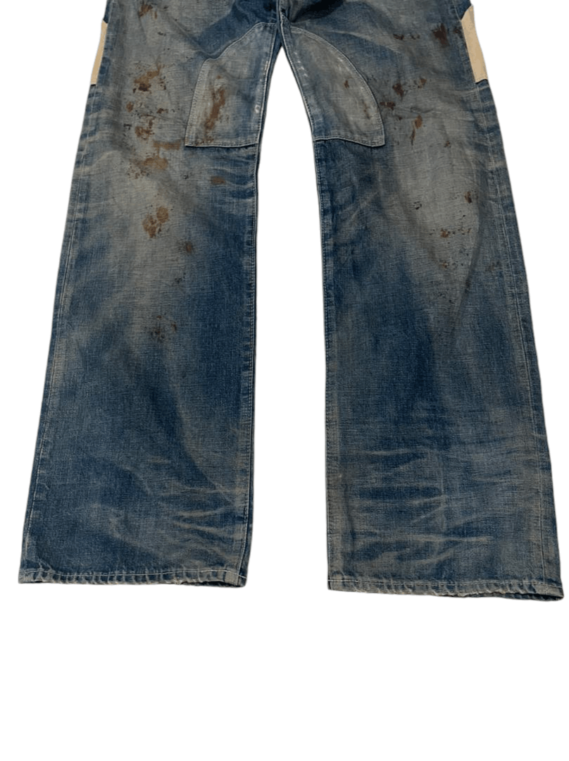 Japanese Brand 💥Flared Kapital Style Engine Label Japanese Denim💥 Size US 31 - 8 Thumbnail