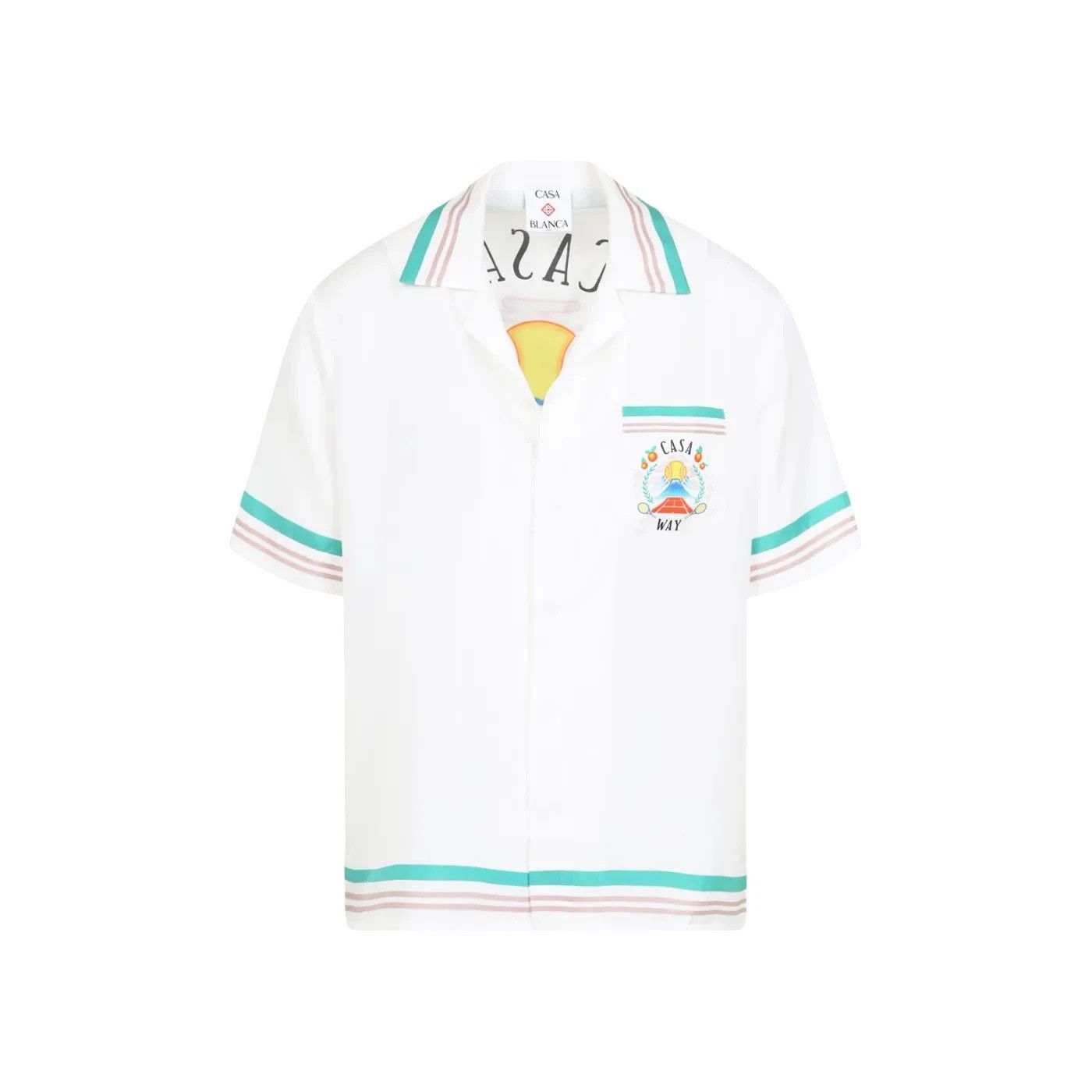 CASABLANCA White Silk Shirt New & Authentic
