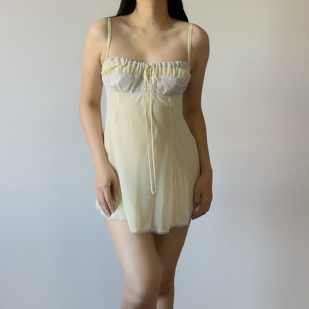Victoria's Secret Victoria’s Secret Soft Yellow Silk Slip Dress (S–M) Size M / US 6-8 / IT 42-44 - 2 Thumbnail