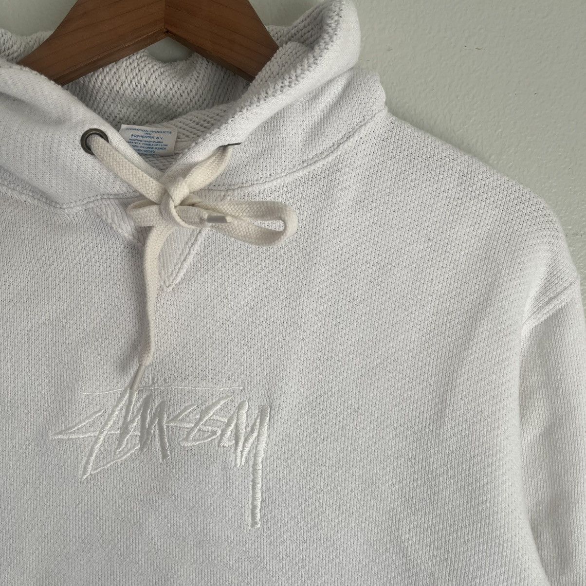 Stussy Stussy x Champion Tonal Hoodie Size US M / EU 48-50 / 2 - 2 Thumbnail