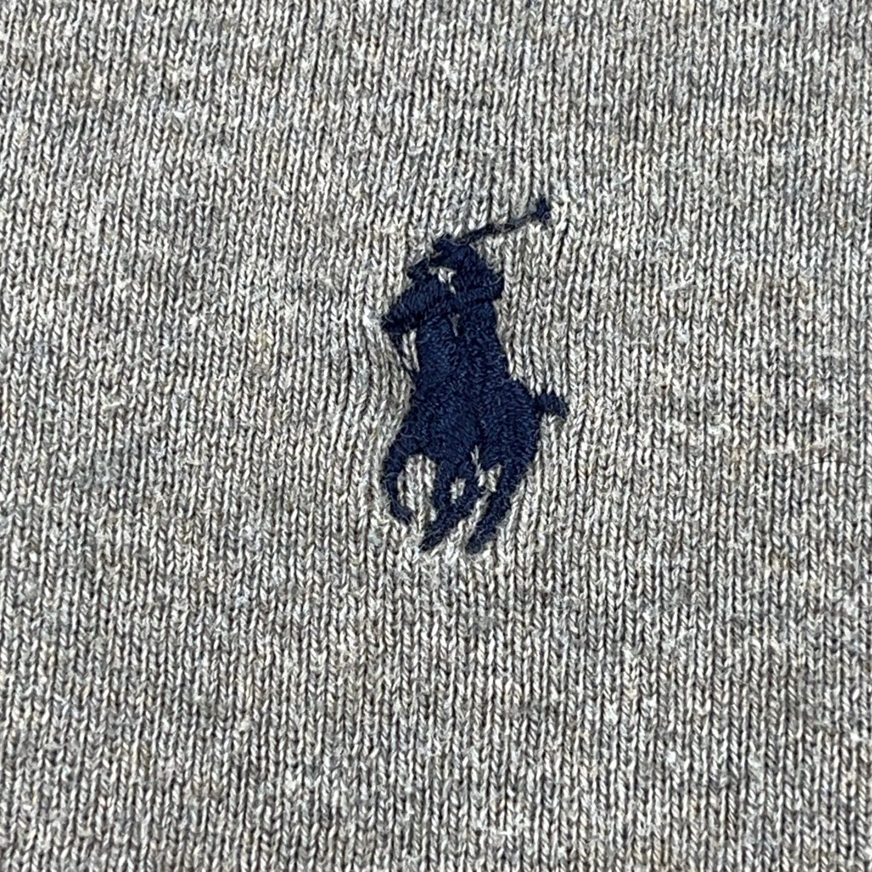 Polo Ralph Lauren VINTAGE Polo Ralph Lauren Sweater Vest Men Large Knit Gray Blue Logo All Seasons Size US L / EU 52-54 / 3 - 3 Thumbnail