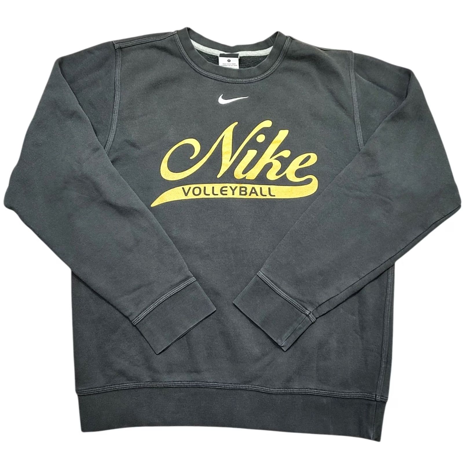 Nike Nike Volleyball Center Swoosh Crewneck Sweatshirt Small Pullover Long Sleeve Men Black Size US S / EU 44-46 / 1 - 2 Thumbnail