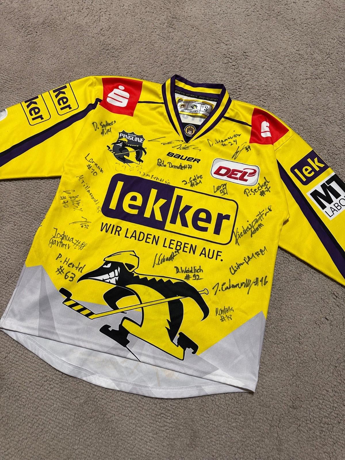 Other Krefeld Pinguine Germany Hockey Jersey Goalie GXL #9 CEYDA Size US S / EU 44-46 / 1 - 2 Thumbnail