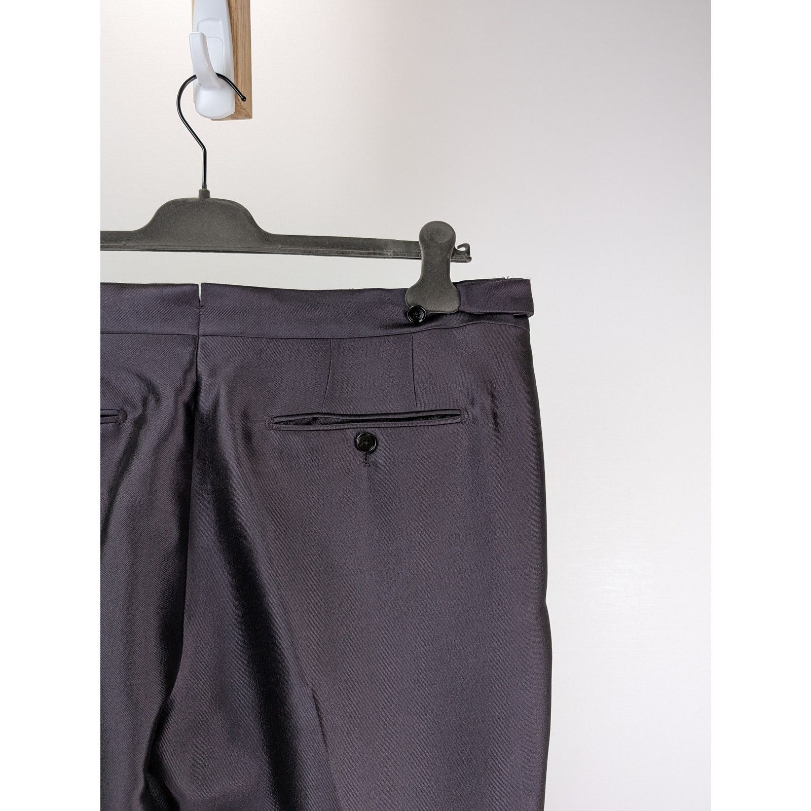 Tom Ford o1rshd1 Casual Pants in Dark Purple/Black Size US 34 / EU 50 - 9 Thumbnail