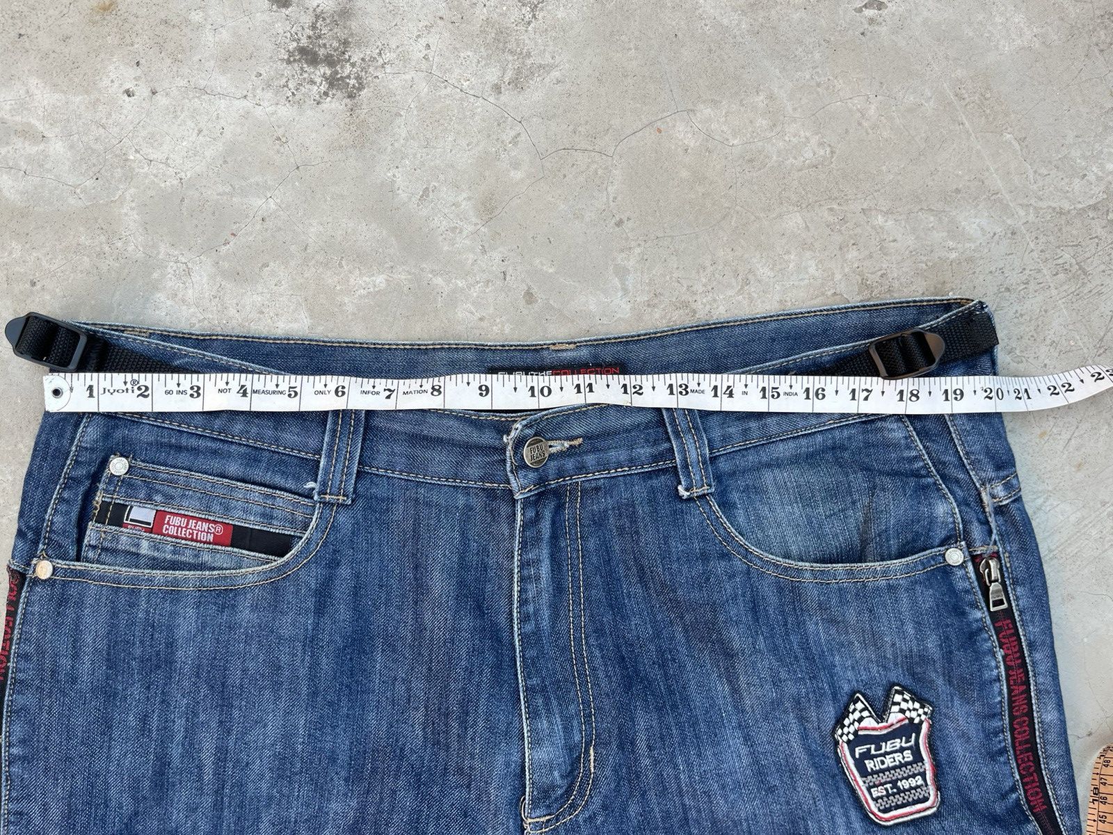 Fubu × Japanese Brand × Vintage CRAZY 90s FUBU NASCAR 🏎️ Size US 34 / EU 50 - 10 Thumbnail