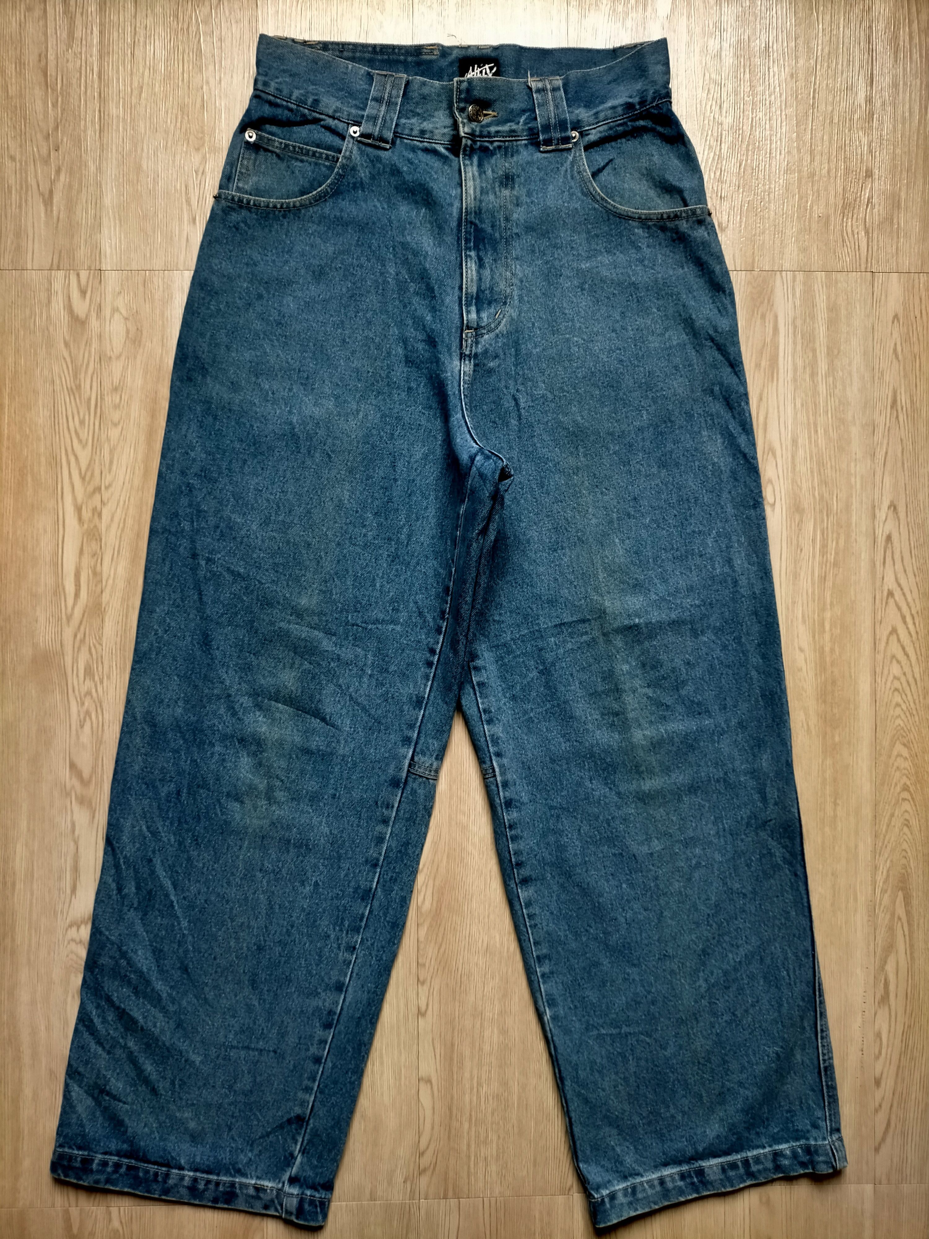 JNCO Japanese Baggy Long Over Double Pocket Hip Hop Style Size US 32 / EU 48 - 2 Thumbnail