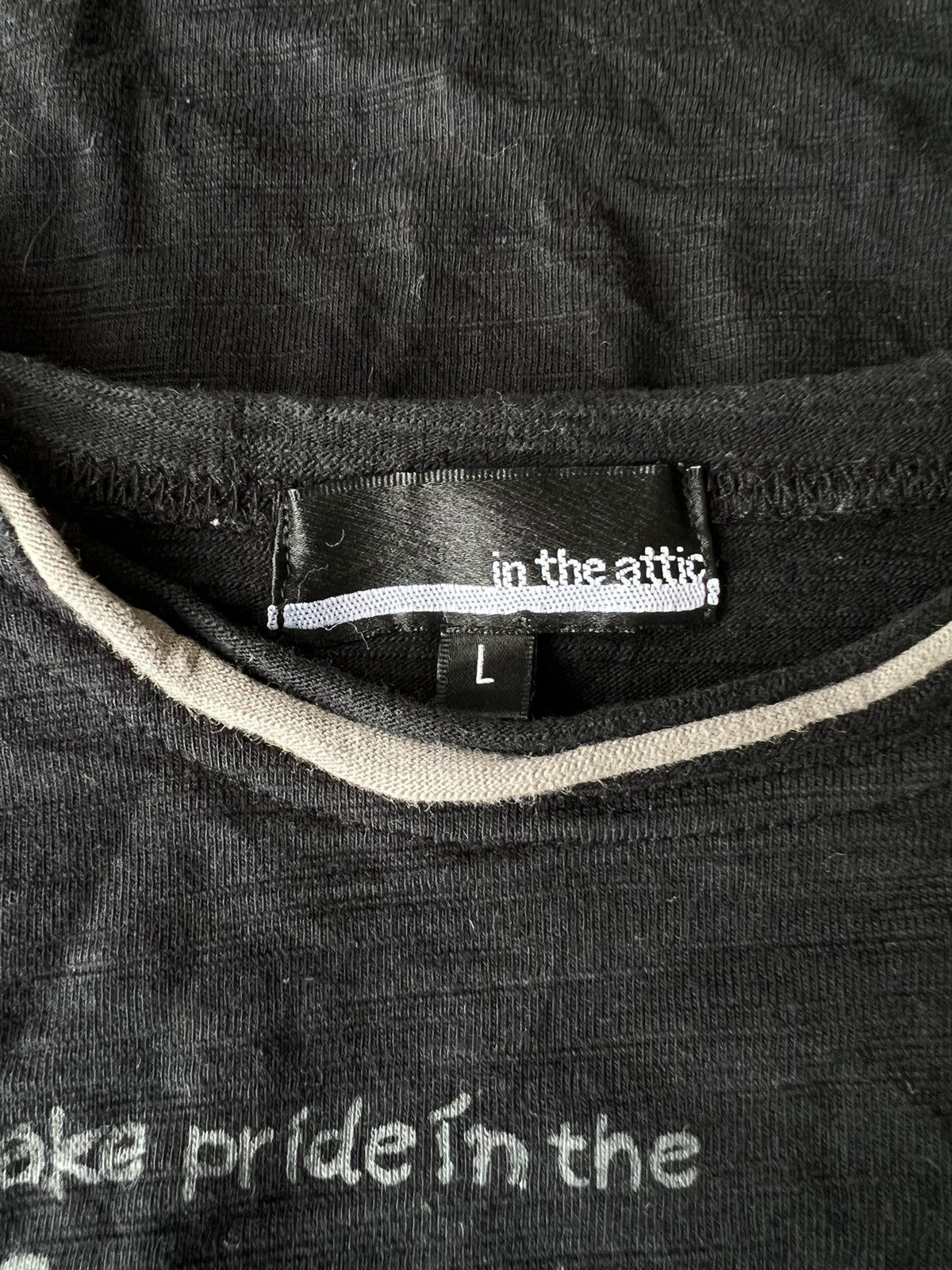 In The Attic "Anarchy Poems" Overprinted Roll Up In The Attic Shirt Size US M / EU 48-50 / 2 - 8 Thumbnail