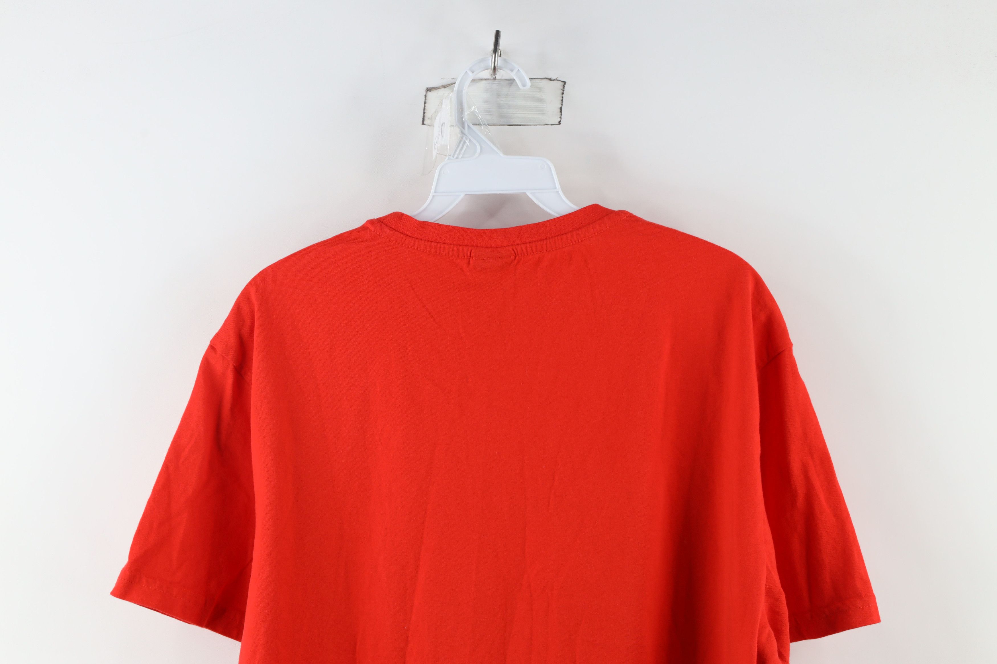 G-Star × Vintage G Star Raw Denim Spell Out Short Sleeve T-Shirt Red Cotton Size US L / EU 52-54 / 3 - 10 Thumbnail