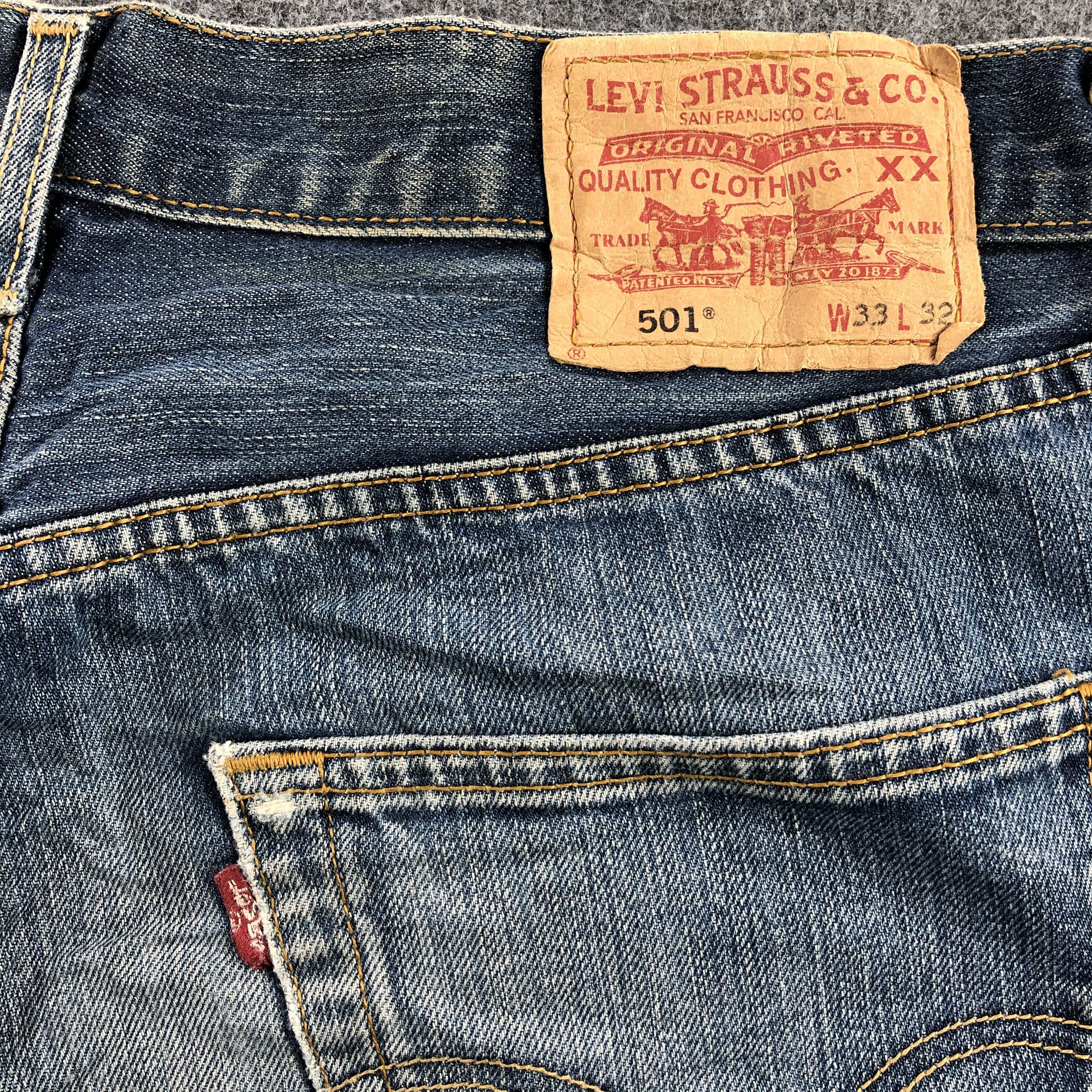 Levi's Vintage Levis 501 Jeans-JM888 Size US 33 - 6 Thumbnail