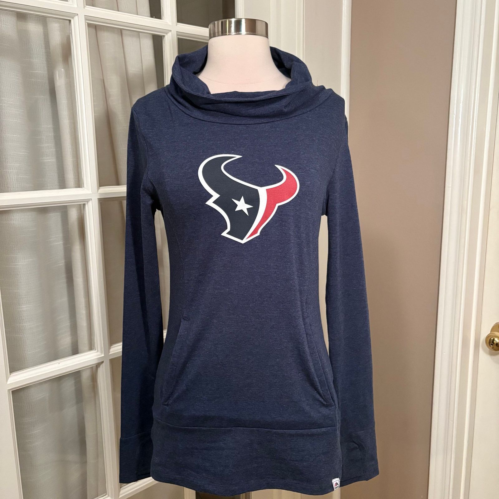 Majestic Houston Texans Majestic Fan Fashion Cowl Neck Pullover Small Size S / US 4 / IT 40 - 1 Thumbnail