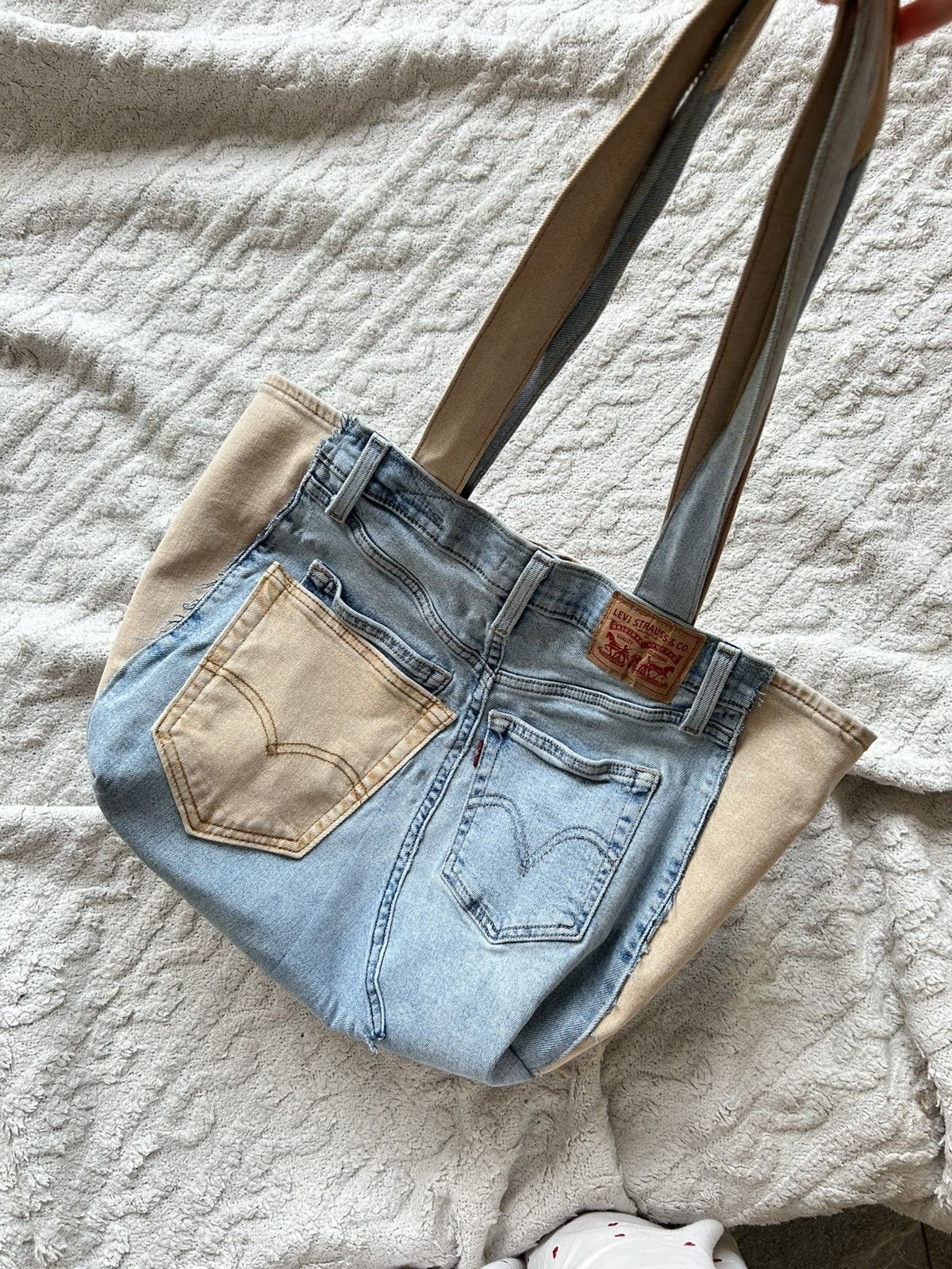 Grailed × Handmade × Levi's Rework bag Levi’s levis handmade jeans vintage rare denim Size ONE SIZE - 11 Thumbnail