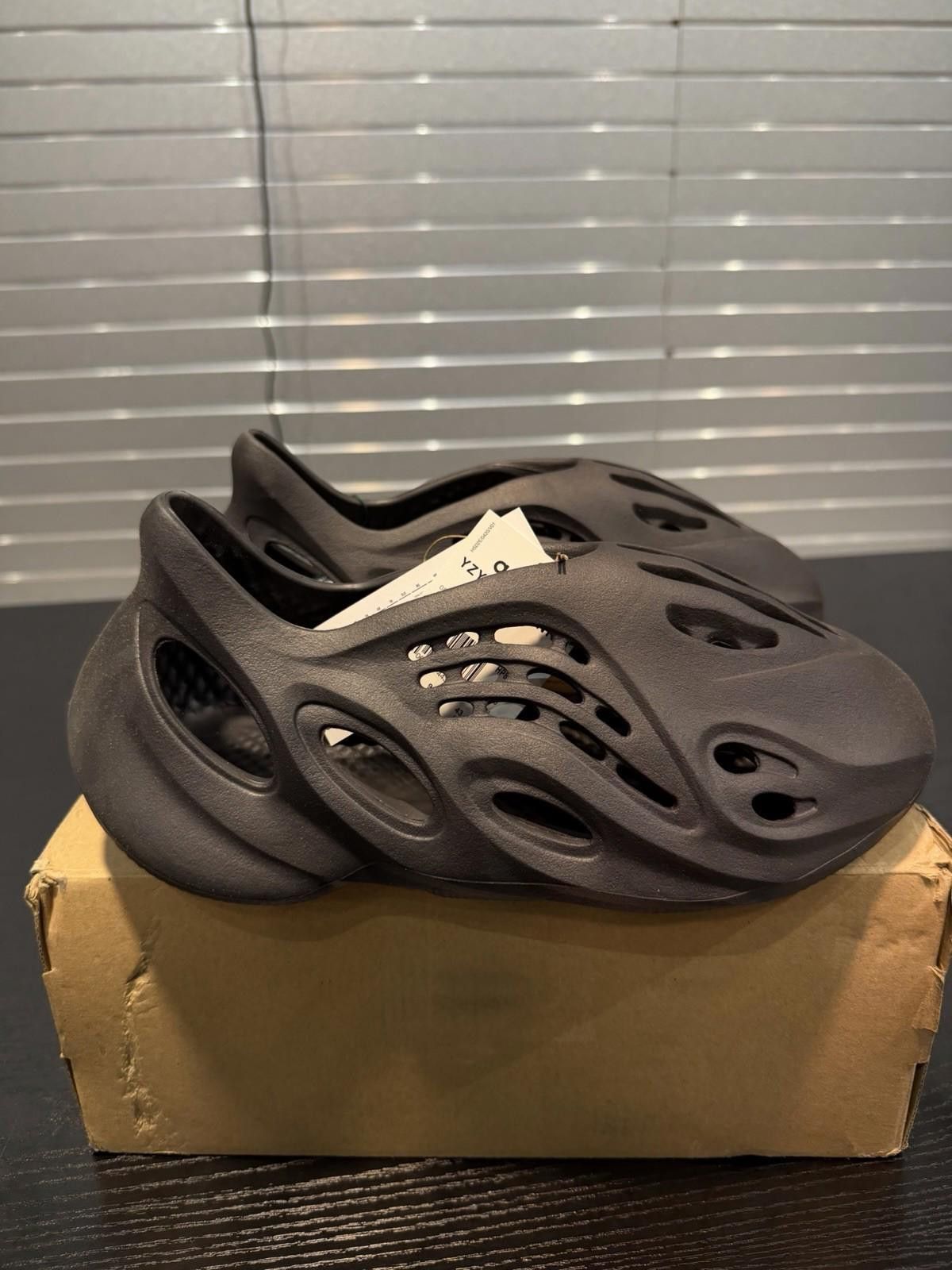 adidas gazelle silver green womens Adidas Yeezy Foam RNR 'Onyx' Grade-School – DTLR main image 0