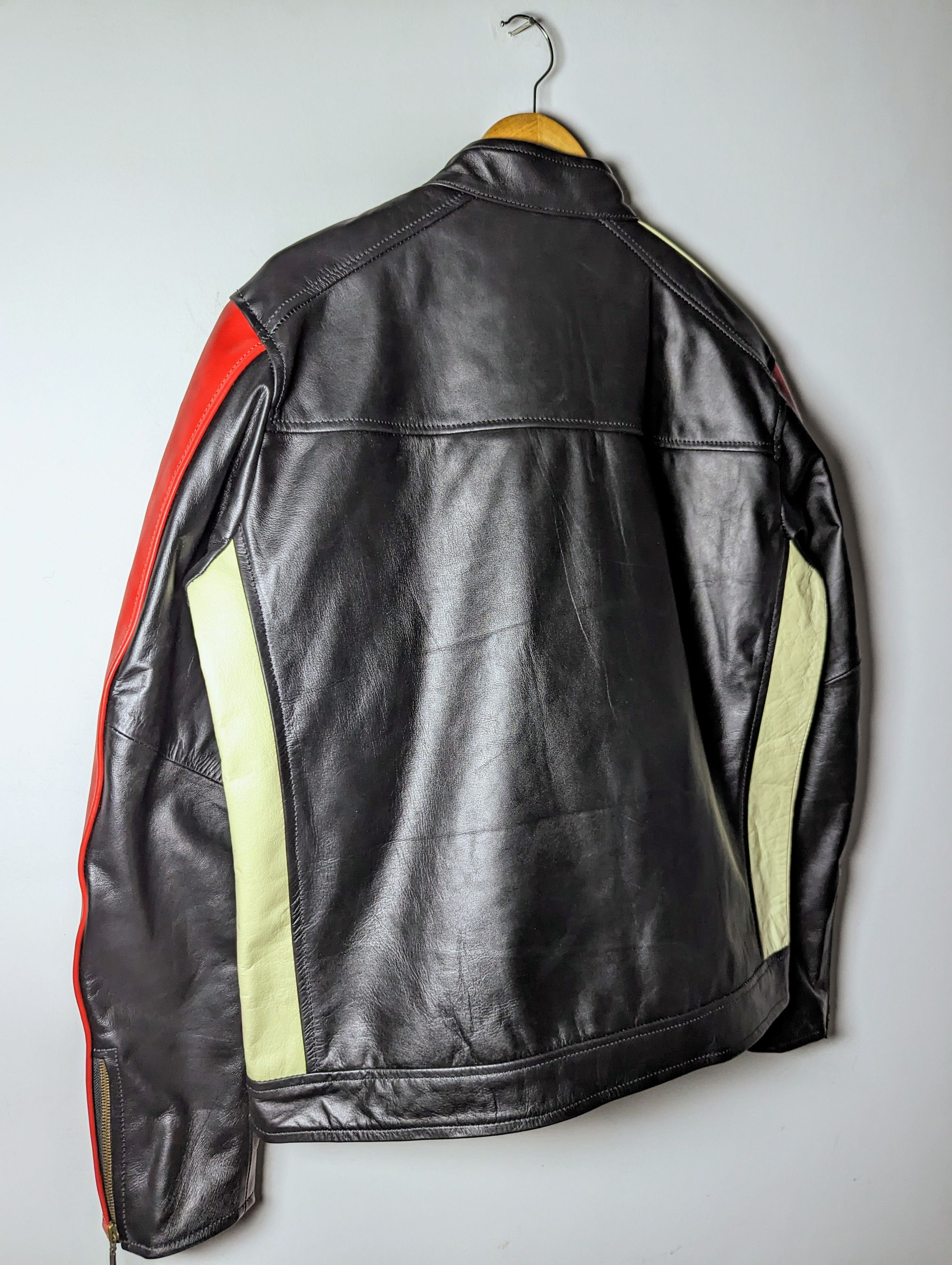 Ferrari 🔥 FERRARI 👀 RACING LEATHER JACKET STREETWEAR Size US M / EU 48-50 / 2 - 11 Thumbnail