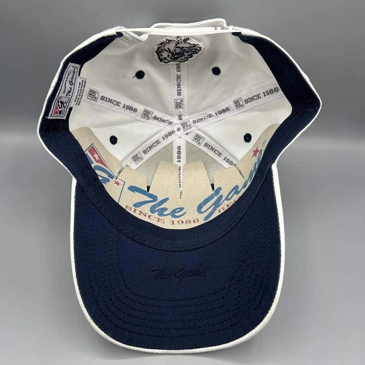 The Game Vintage Gonzaga Bulldogs University Hat Men NCAA Snap Back Size ONE SIZE - 2 Thumbnail
