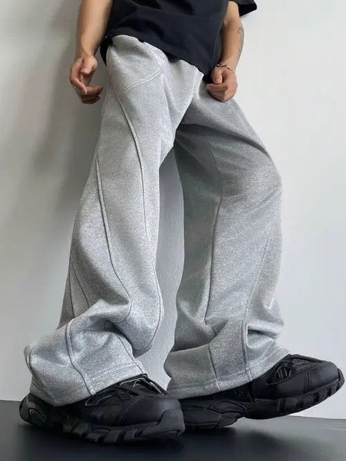 Japanese Brand × Vintage Casual Loose fit Wide Y2k Sweatpants Size US 34 / EU 50 - 2 Thumbnail