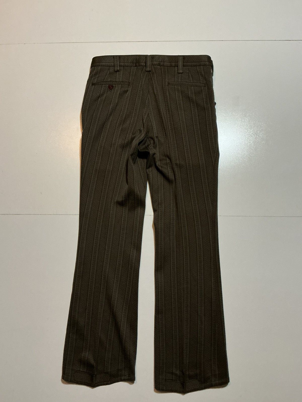 Vintage Vintage 70s Pattern Print Striped Flare Disco Dress Pants Size US 32 / EU 48 - 3 Thumbnail