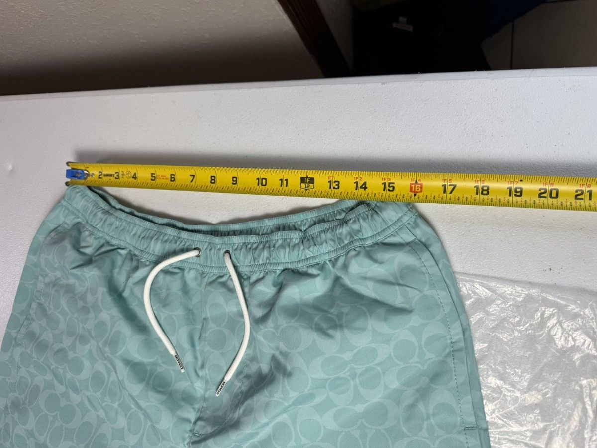 Coach New $228 Coach Signature Swim Trunks Men's Sz L Green Size US 32 / EU 48 - 10 Thumbnail