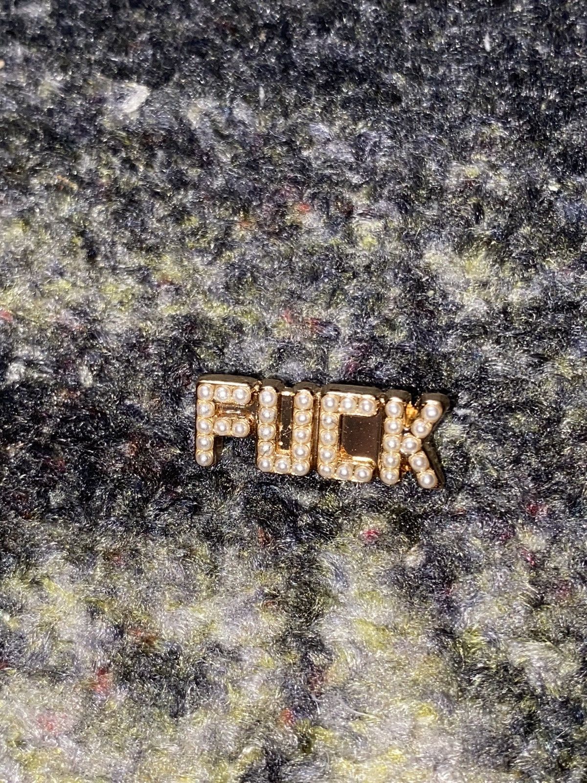 Supreme Supreme FUCK Studded Logo Pin Size ONE SIZE - 2 Thumbnail