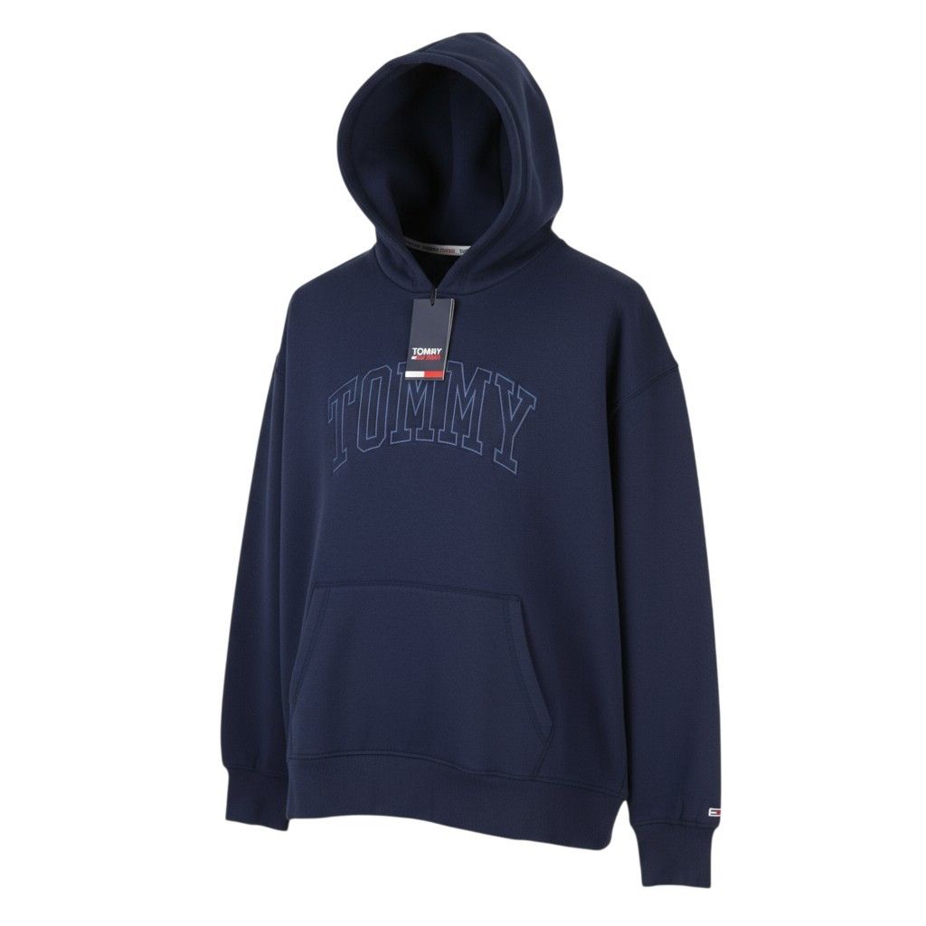 Tommy Hilfiger COLLEGE WASH L Dark Blue Pullover Hoodie 87408 Size US L / EU 52-54 / 3 - 1 Thumbnail