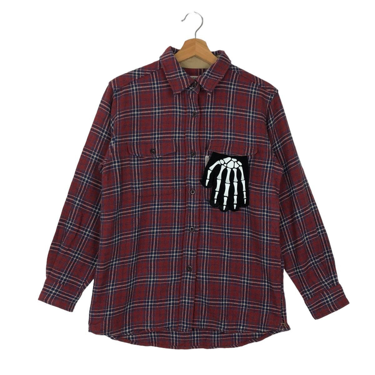 Japanese Brand 🔥VINTAGE SHIRT FLANNEL JACKET JANERIVER ISSEY MIYAKE Size US M / EU 48-50 / 2 - 1 Thumbnail
