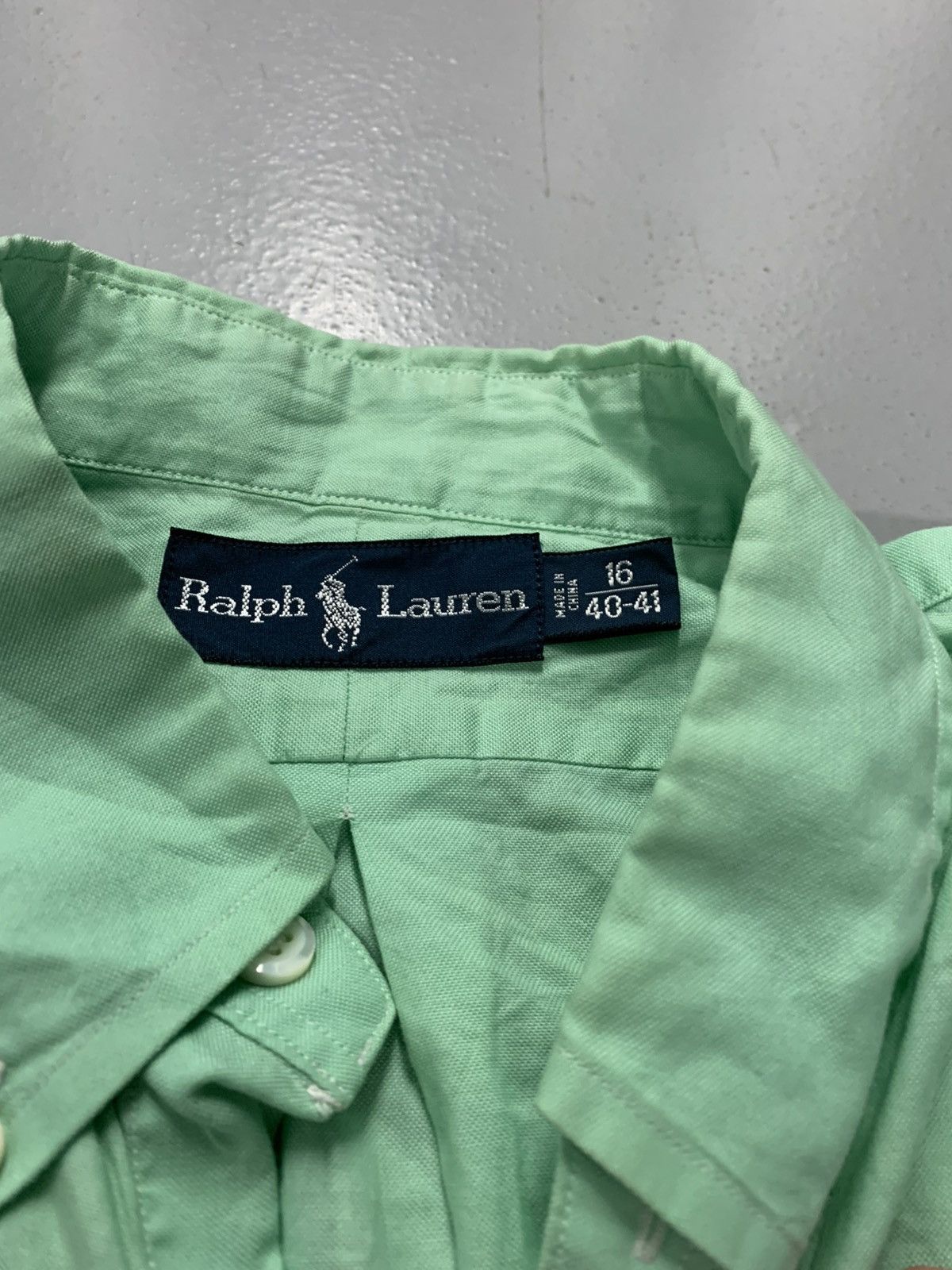 Ralph Lauren VTG Ralph Lauren Mint Oxford Button-Down - SZ 16 (40-41) Size US M / EU 48-50 / 2 - 3 Thumbnail