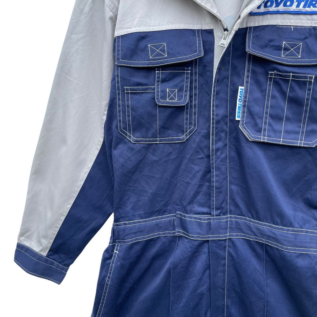 Japanese Brand × Vintage 💥Vintage Toyotires Workwear Coverall Suit Jacket Size US 31 - 4 Thumbnail