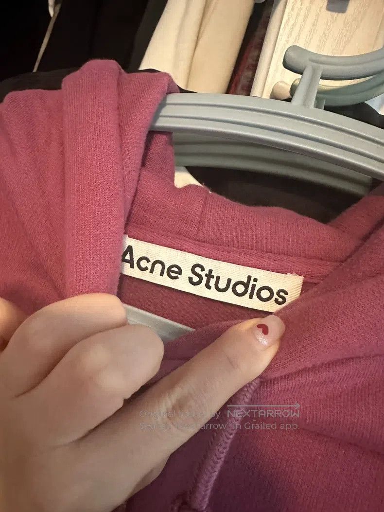 Acne Studios Acne Studios Burgundy denim coat Size S / US 4 / IT 40 - 3 Thumbnail
