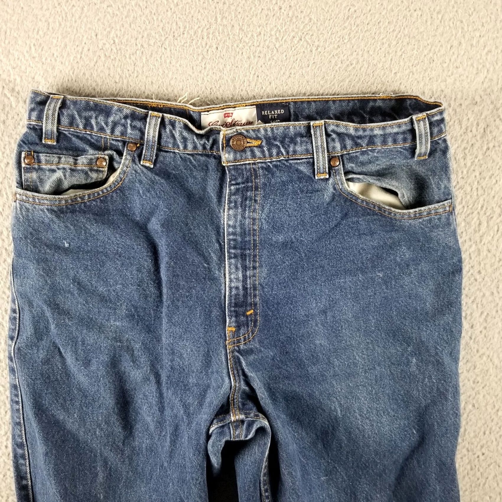 Levi's Vintage Levi's 540 Orange Tag Signature Relaxed Fit Jeans USA 1996 34x29 Mens Jeans Size US 34 / EU 50 - 2 Thumbnail