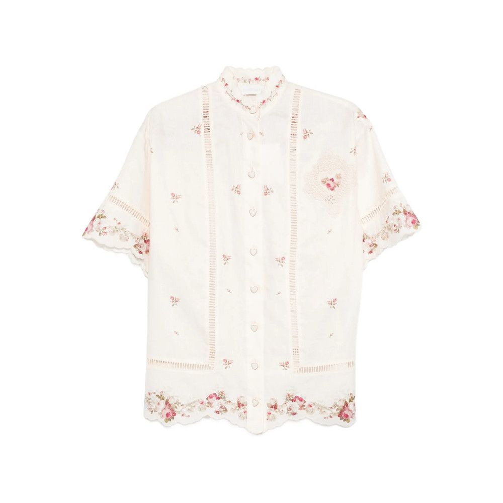 Zimmermann Zimmermann NEUTRALS Tops - Shirts Size S / US 4 / IT 40 - 1 Thumbnail