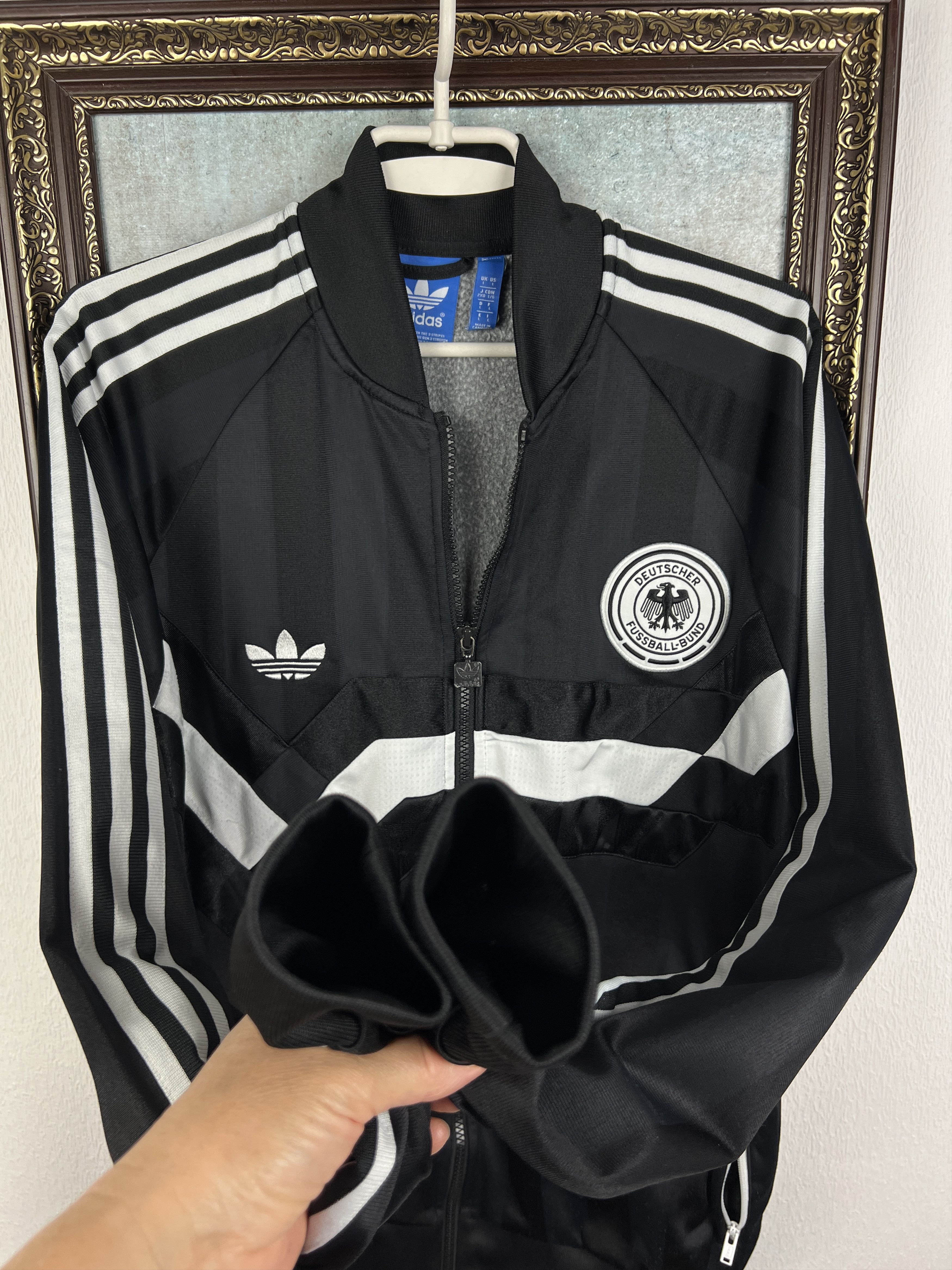 Adidas Originals Germany World Cup Football Jacket Soccer Track Top Size US L / EU 52-54 / 3 - 6 Thumbnail