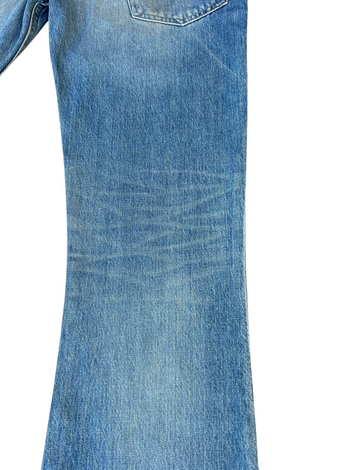 Vintage Mud Wash Back Bone Dirty Selvedge Denim Super Flare Jeans Size US 30 / EU 46 - 22 Thumbnail