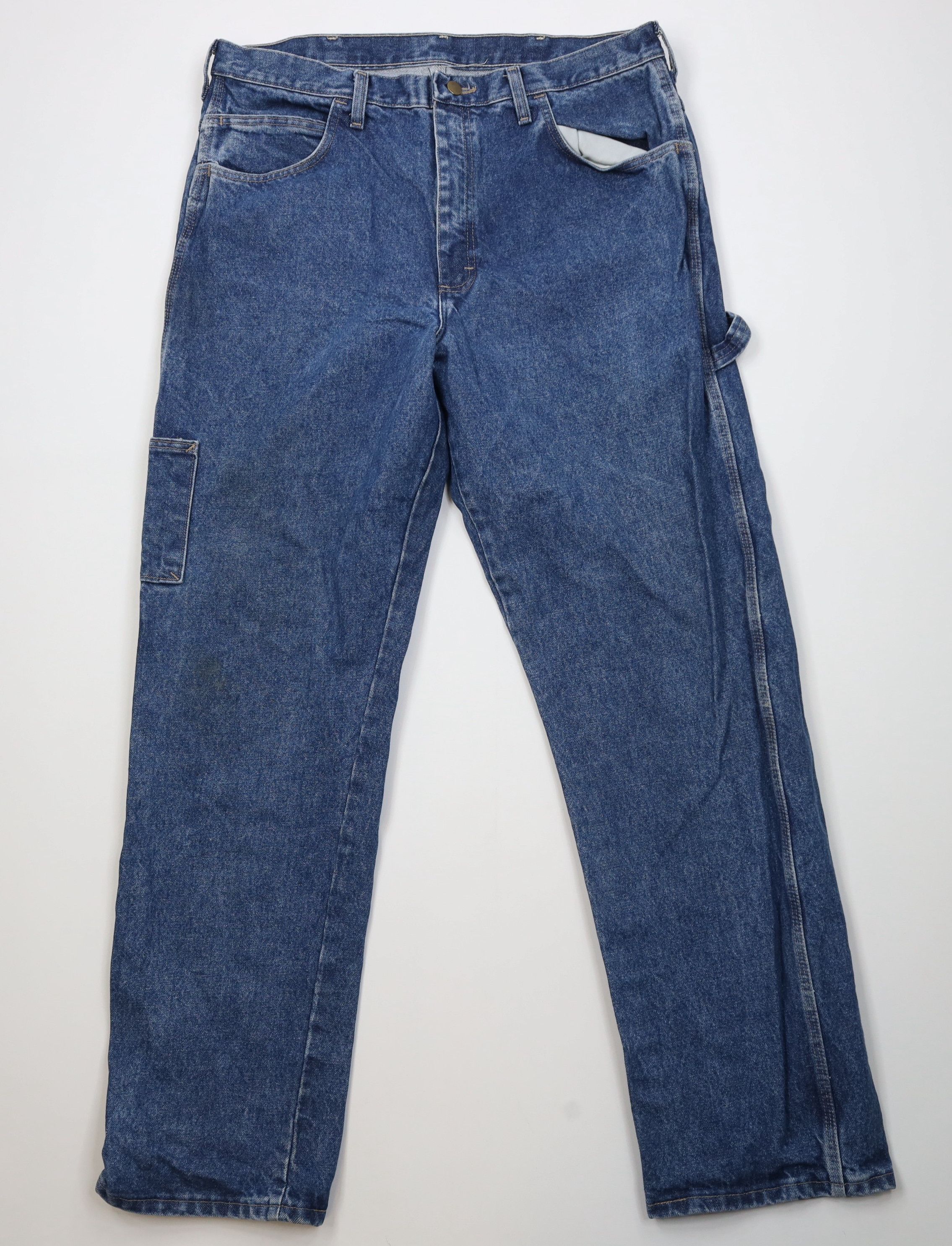 Vintage Vintage Bulwark FR Fire Flame Resistant Wide Leg Jeans Size US 38 / EU 54 - 1 Thumbnail