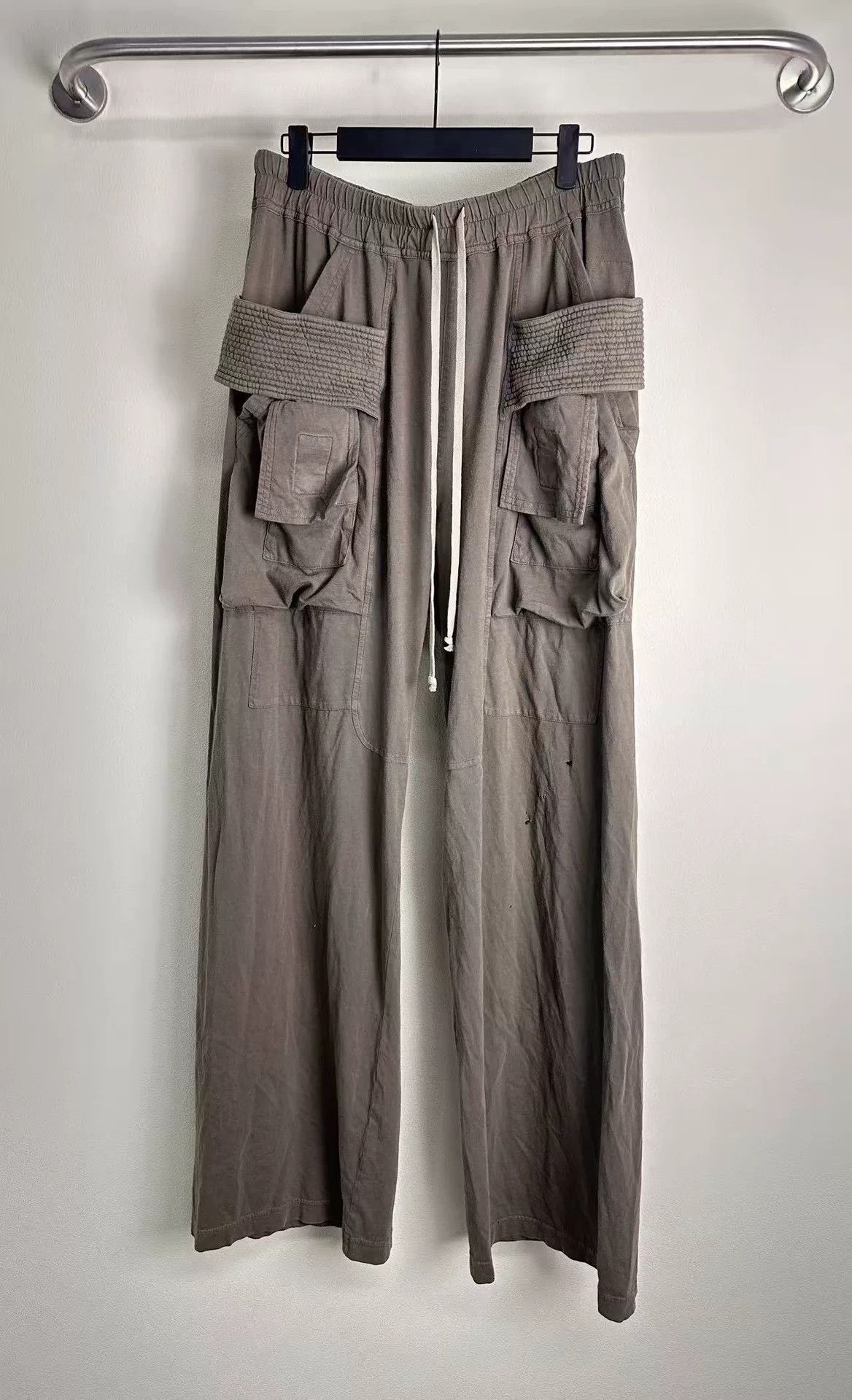 Rick Owens Drkshdw Rick Owens Drkshdw Gray Multi-Pocket Pants Size US 30 / EU 46 - 1 Thumbnail