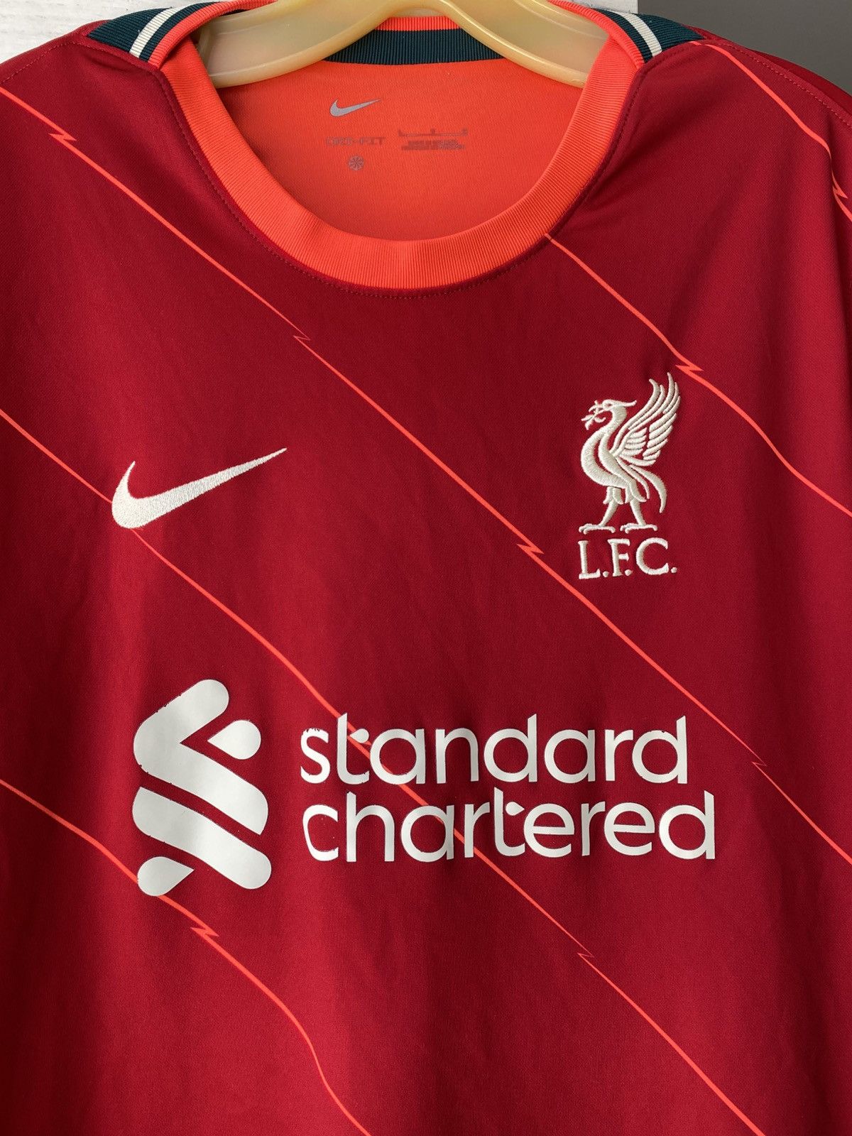 Nike Liverpool FC Nike Home Jersey Size L 2021/22 Size US L / EU 52-54 / 3 - 2 Thumbnail
