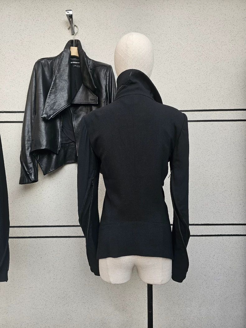 Ann Demeulemeester Ann Demeulemeester Deconstructed Jacket for Women Size S / US 4 / IT 40 - 6 Thumbnail