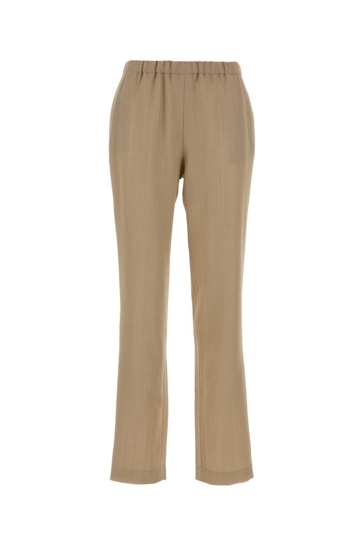 Loulou de Saison Cappuccino Jersey Scot Pant Size 25" / US 0 / IT 36 - 1 Thumbnail