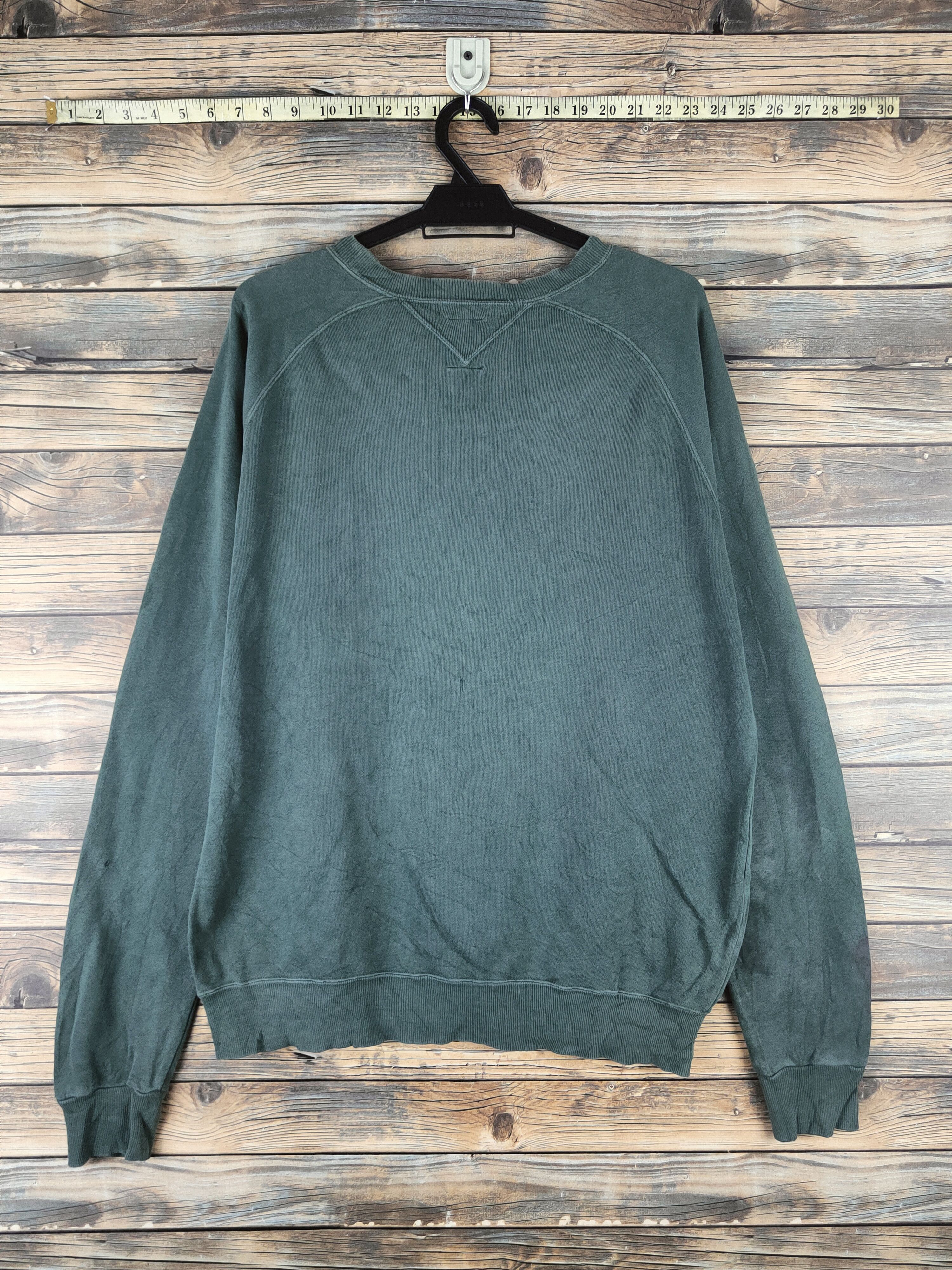 Japanese Brand Vintage Faded stuff 💥 Ungrid Dark Green Sweatshirts Size US L / EU 52-54 / 3 - 7 Thumbnail