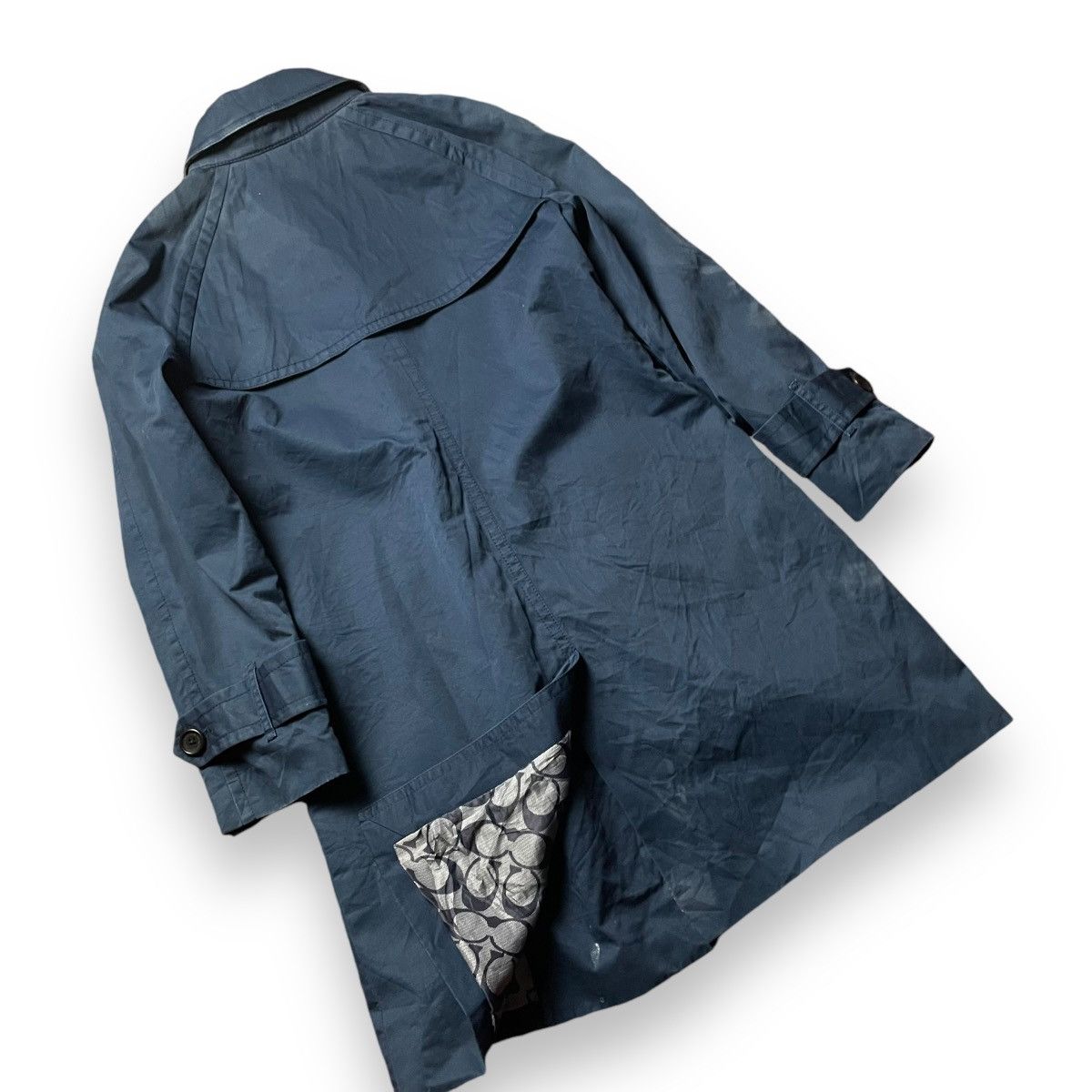 Coach COACH LINED MONOGRAM TRENCH COAT JACKET Size US S / EU 44-46 / 1 - 11 Thumbnail