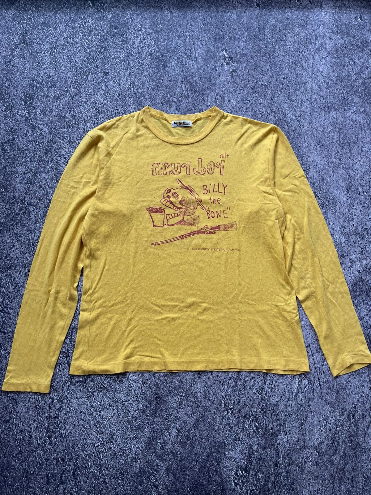 Hysteric Glamour VINTAGE HYSTERIC GLAMOUR SKULL COMICS LONGSLEEVE Size US M / EU 48-50 / 2 - 4 Thumbnail