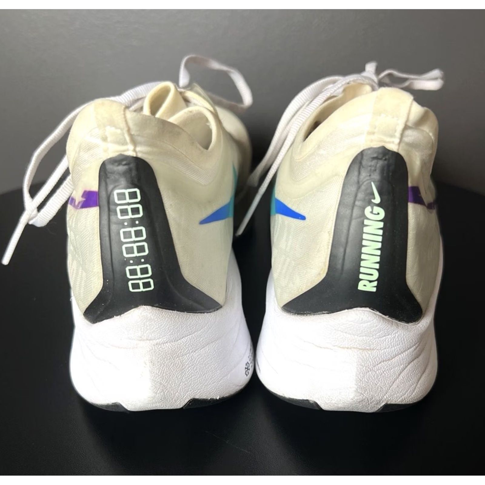 Nike Nike Zoom Fly 3 White/Black-Hyper Violet Women's Mens 11 9.5 AT8241-102 Sneaker Athletic Shoes Size US 11 / IT 41 - 3 Thumbnail