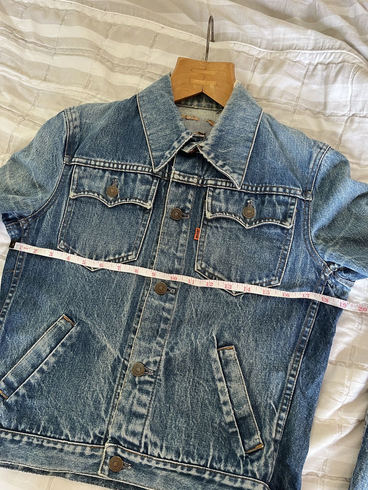 Levi's Vintage 70s-80s Levis Trucker Orange Tab Size S / US 4 / IT 40 - 17 Thumbnail