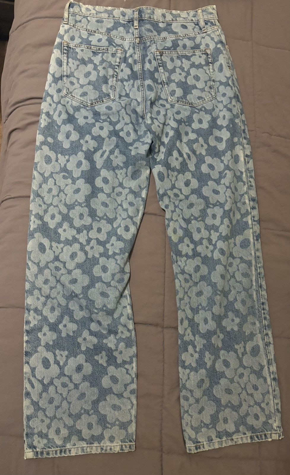Urban Outfitters Floral Jeans Size US 32 / EU 48 - 2 Thumbnail