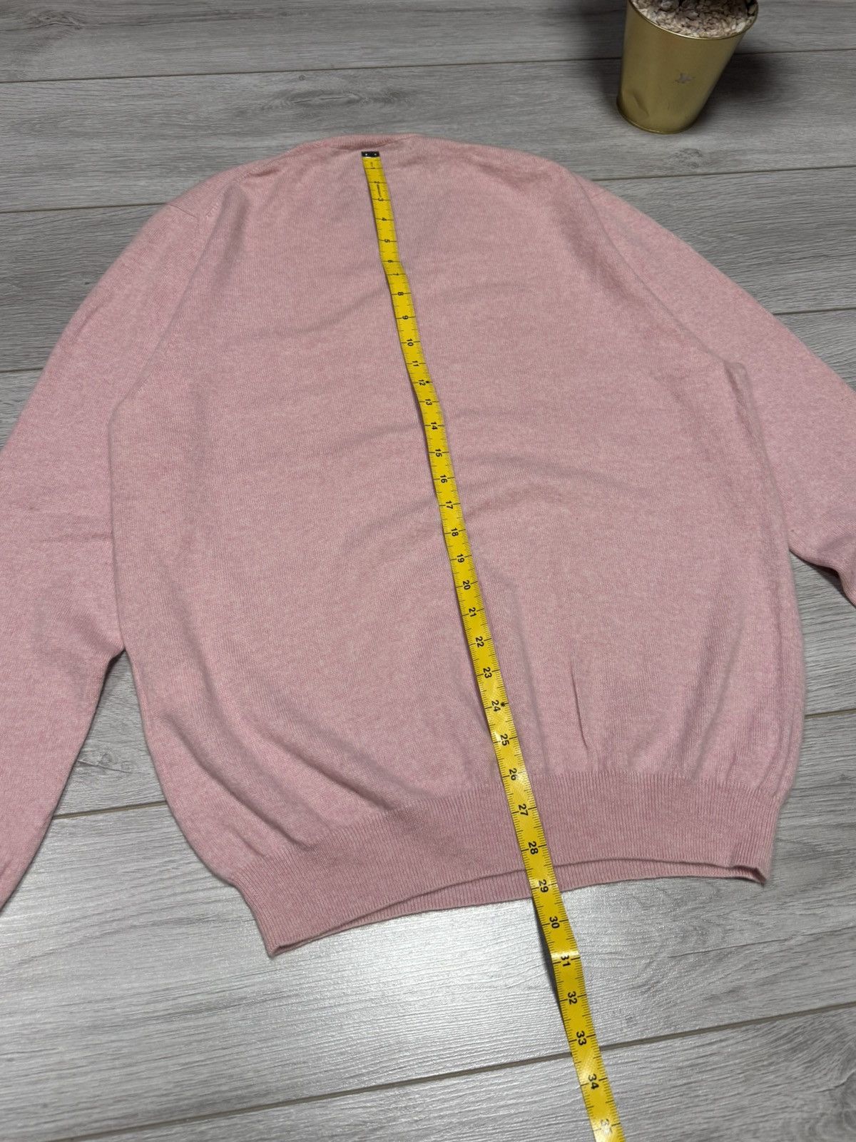 Brunello Cucinelli Brunello Cucinelli cashmere sweater v neck jumper Size US L / EU 52-54 / 3 - 12 Thumbnail