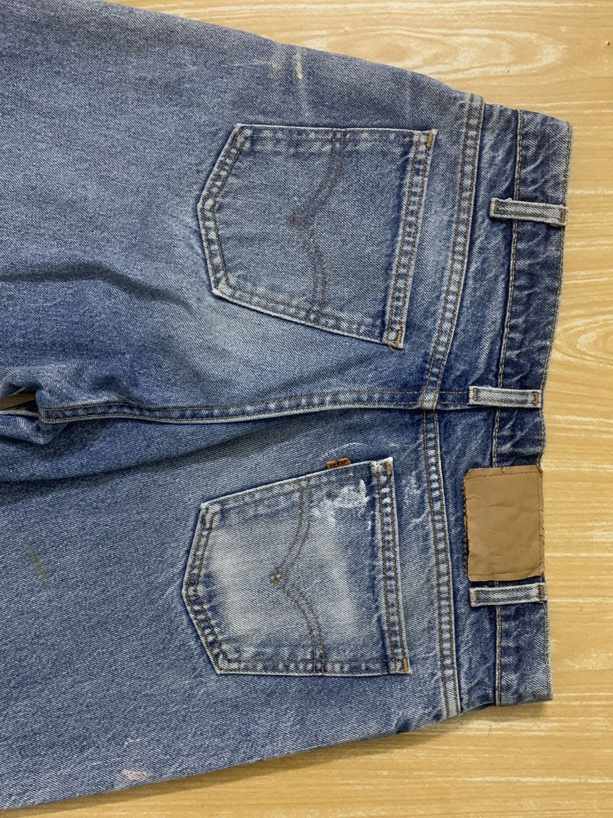 Levi's Vintage painted & dirty Levi’s Orange Tab Made In USA Size US 32 / EU 48 - 13 Thumbnail