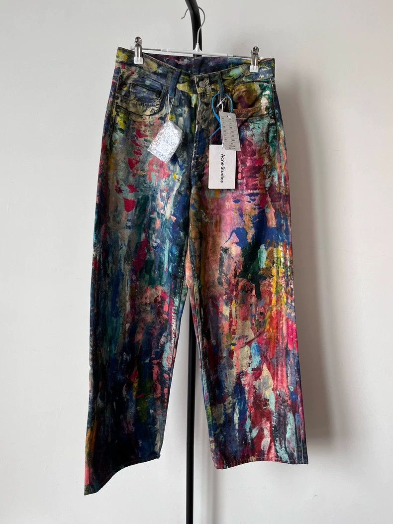 Acne Studios acne studios Colorful printed pattern jeans Size US 34 / EU 50 - 1 Thumbnail