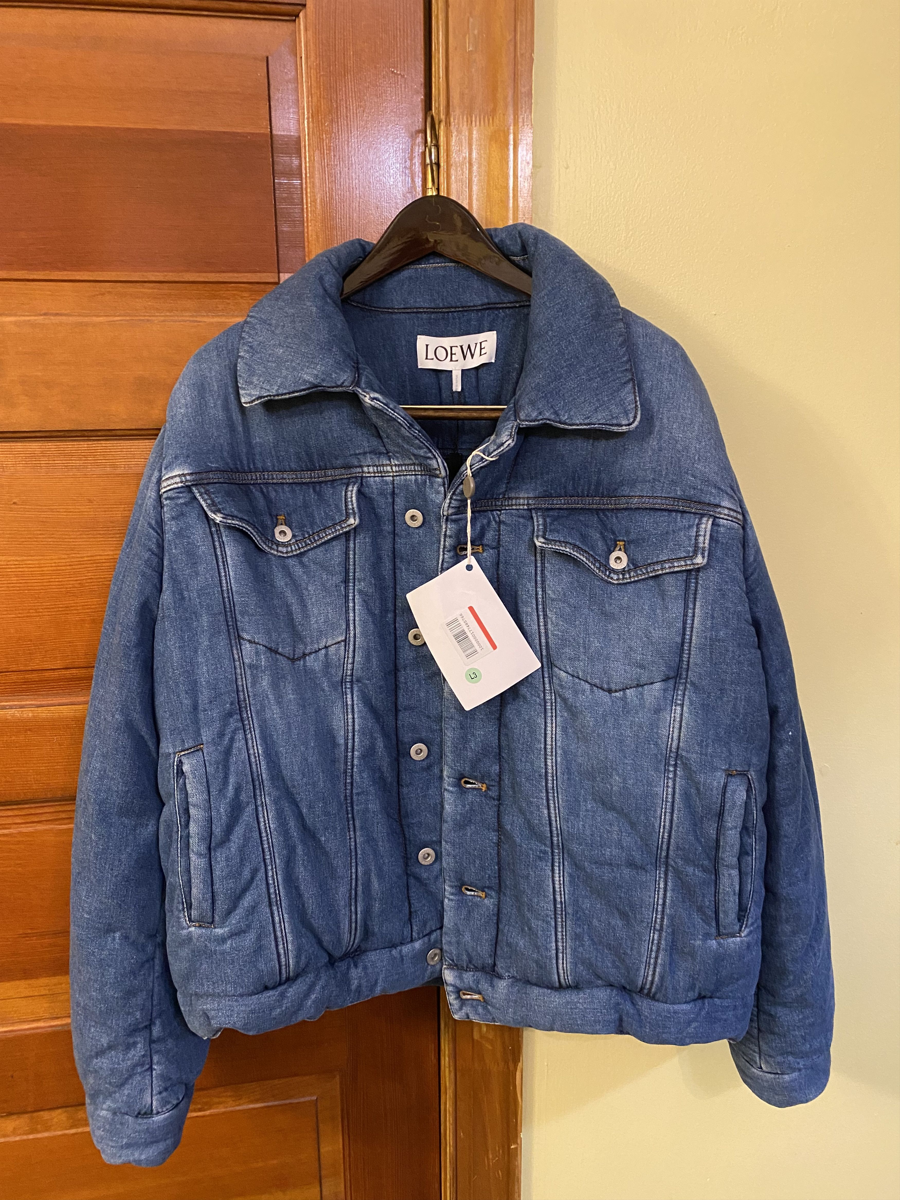 Loewe Padded Denim Jacket Size US M / EU 48-50 / 2 - 5 Thumbnail