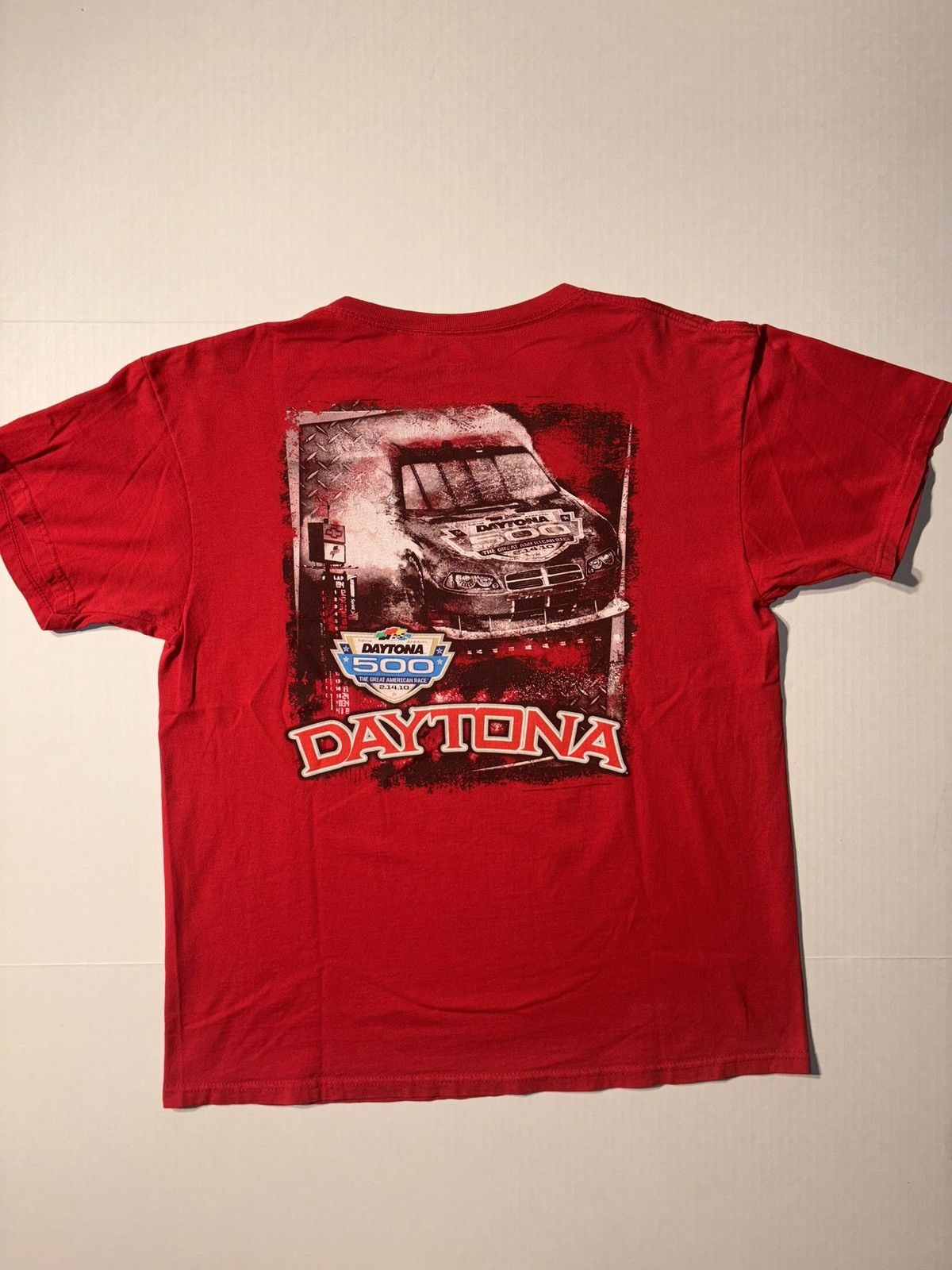 NASCAR Vtg NASCAR Daytona 500 Great American Race Racing Y2K Tshirt Size US L / EU 52-54 / 3 - 1 Thumbnail